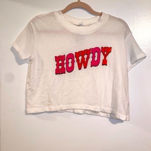 Howdy Crop Top